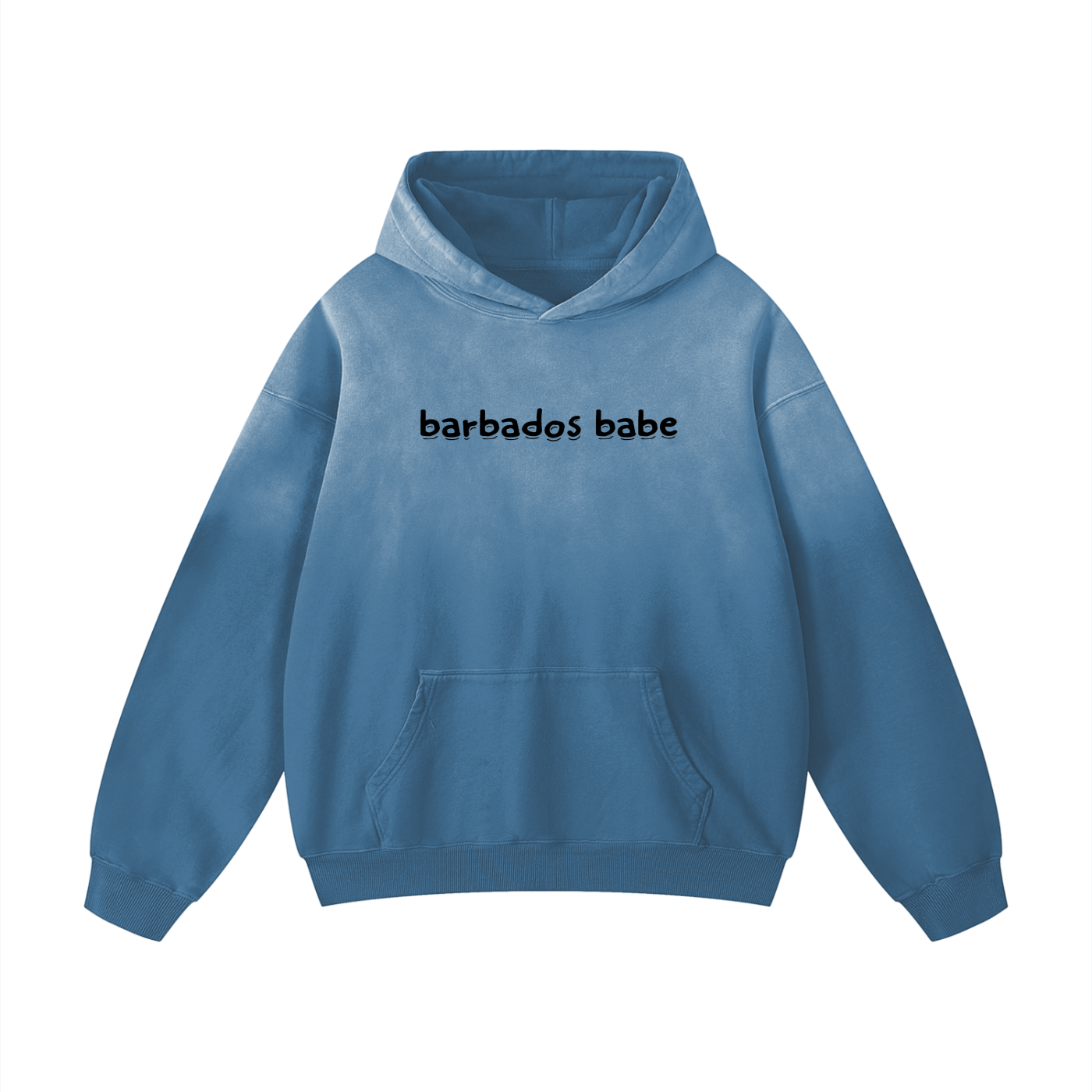 Babados Babe Sunfade Oversized Hoodie