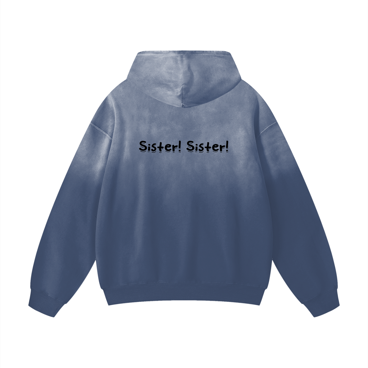 Babados Babe Sunfade Oversized Hoodie