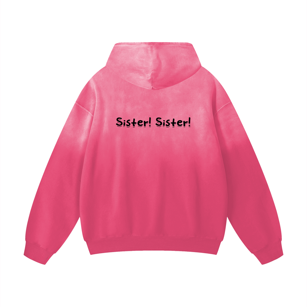 Babados Babe Sunfade Oversized Hoodie