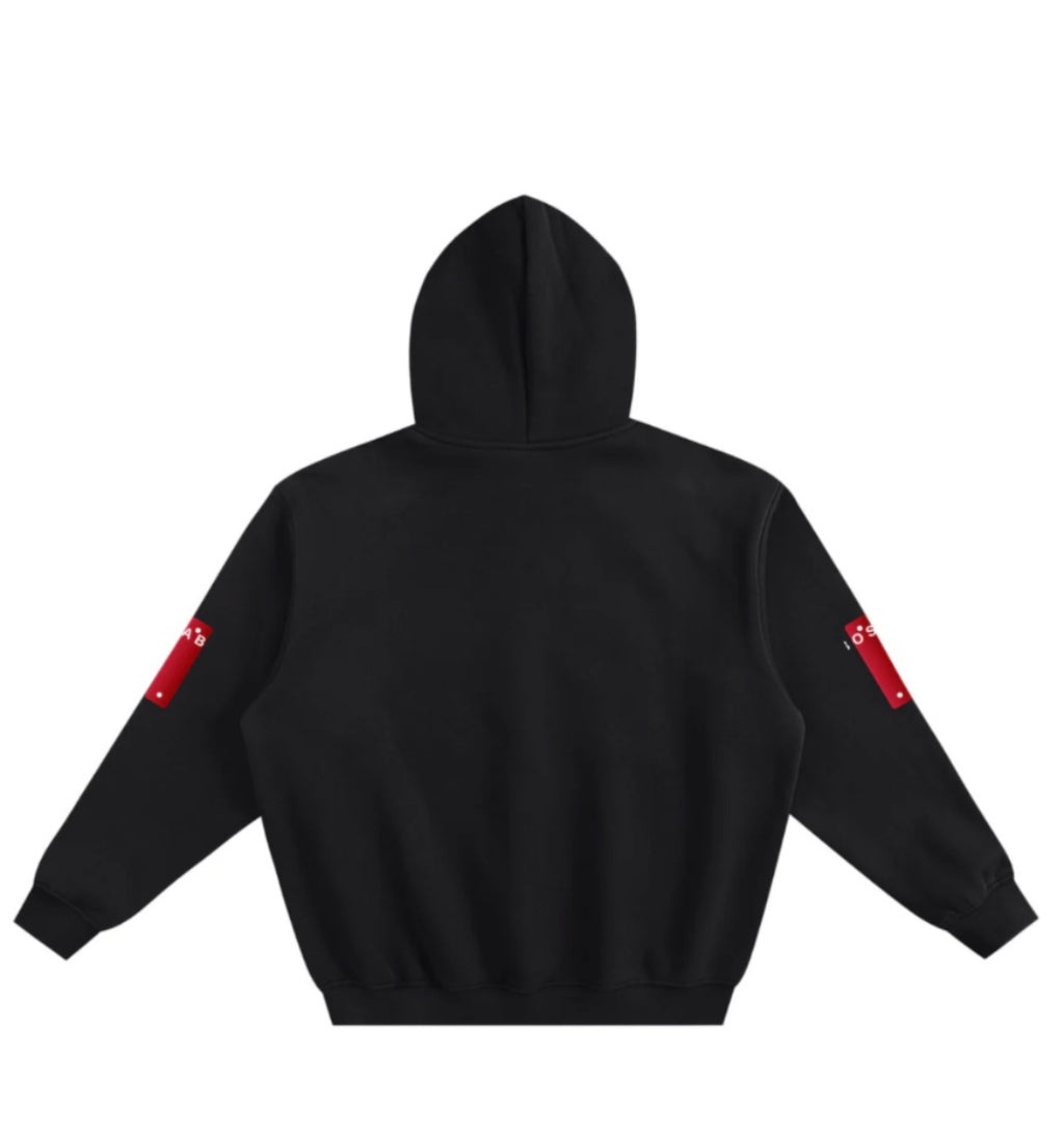 Baba Boss Black Fleece Hoodie