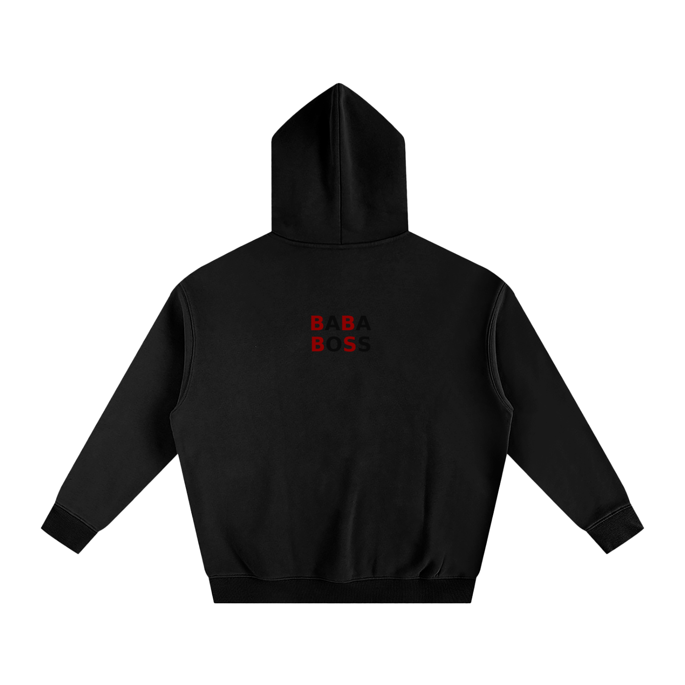 BABA BOSS x Anguilla Boy Oversize Fleeced Hoodie