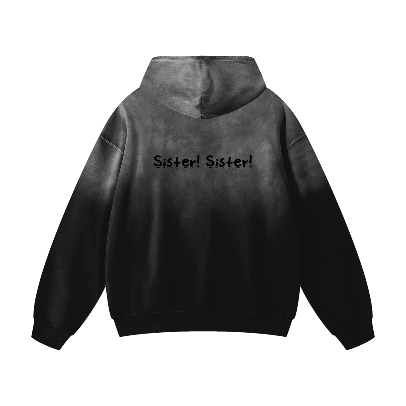 Babados Babe Sunfade Oversized Hoodie