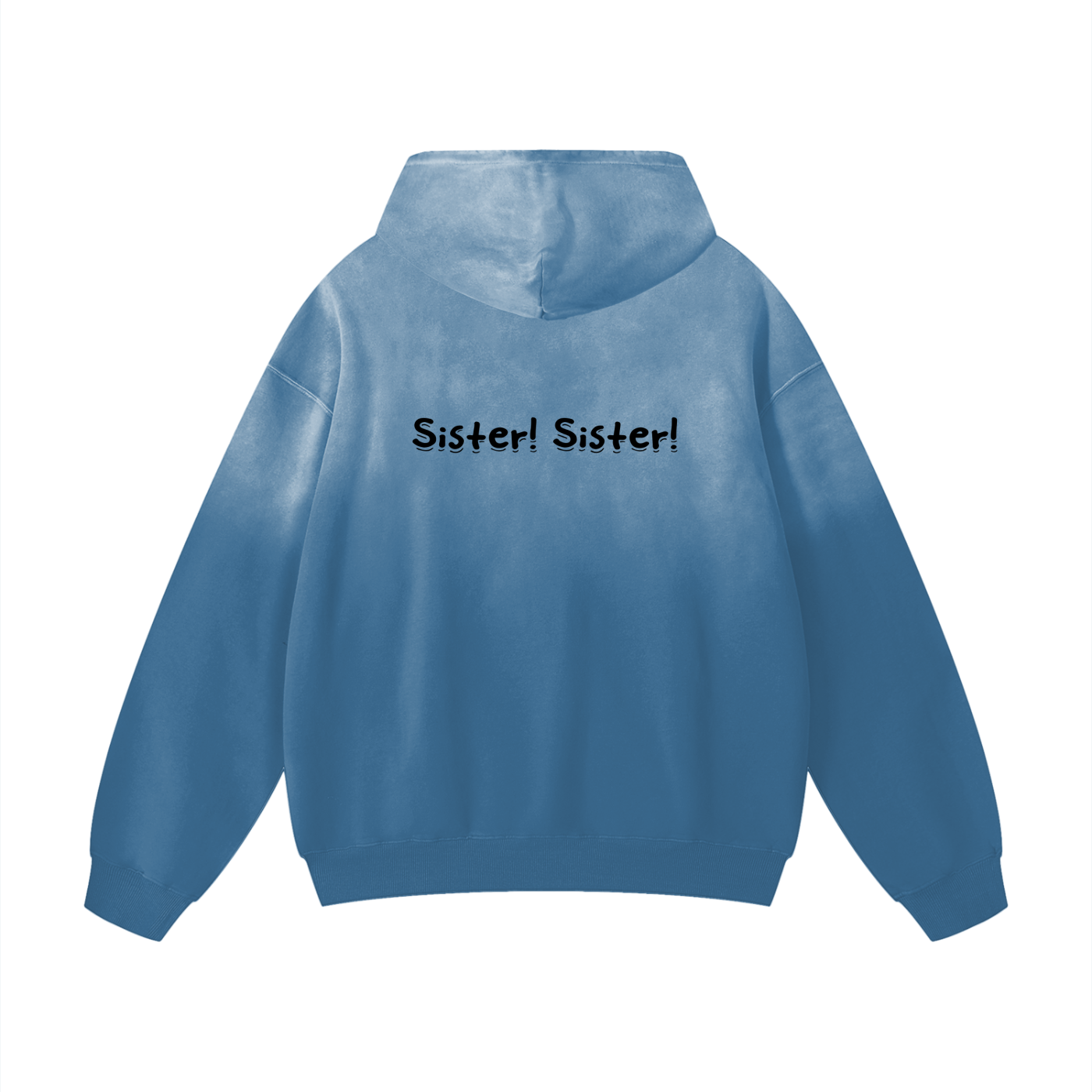 Babados Babe Sunfade Oversized Hoodie