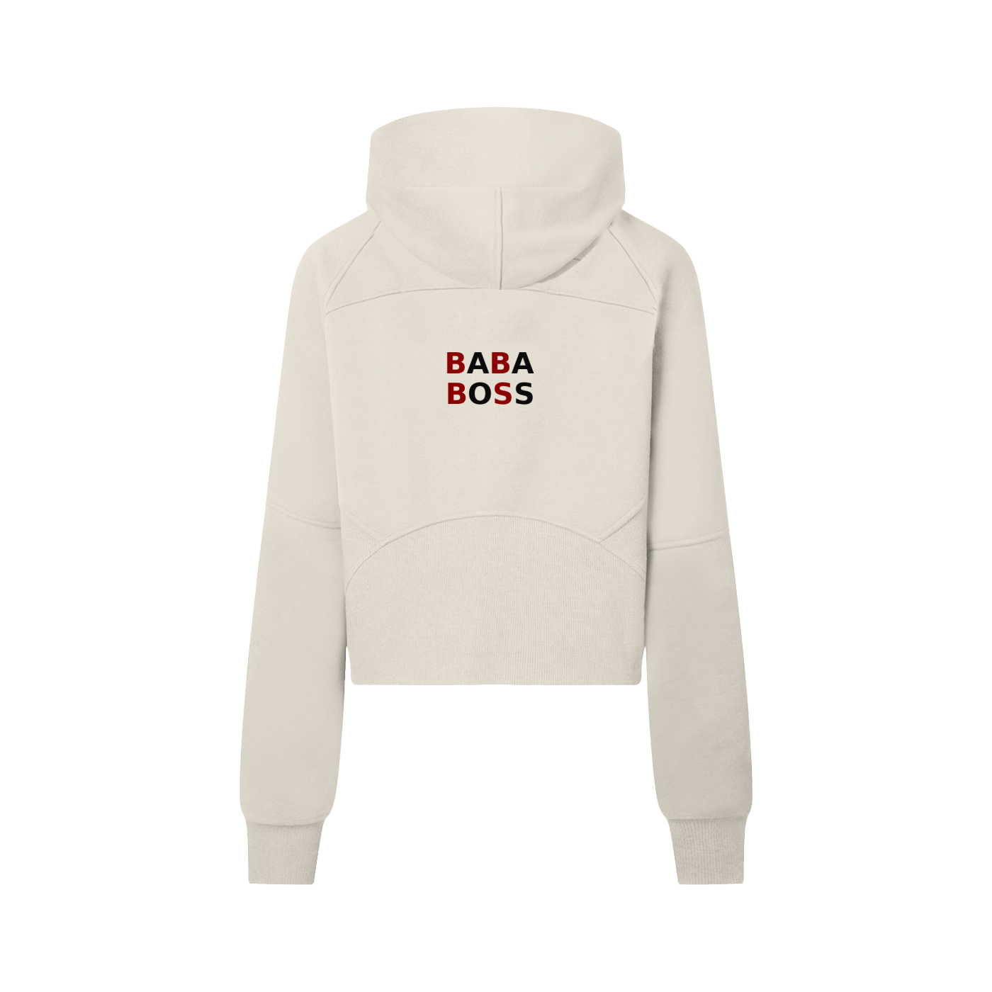 Cropped Half-Zip Hoodie