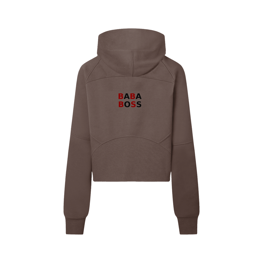 Cropped Half-Zip Hoodie