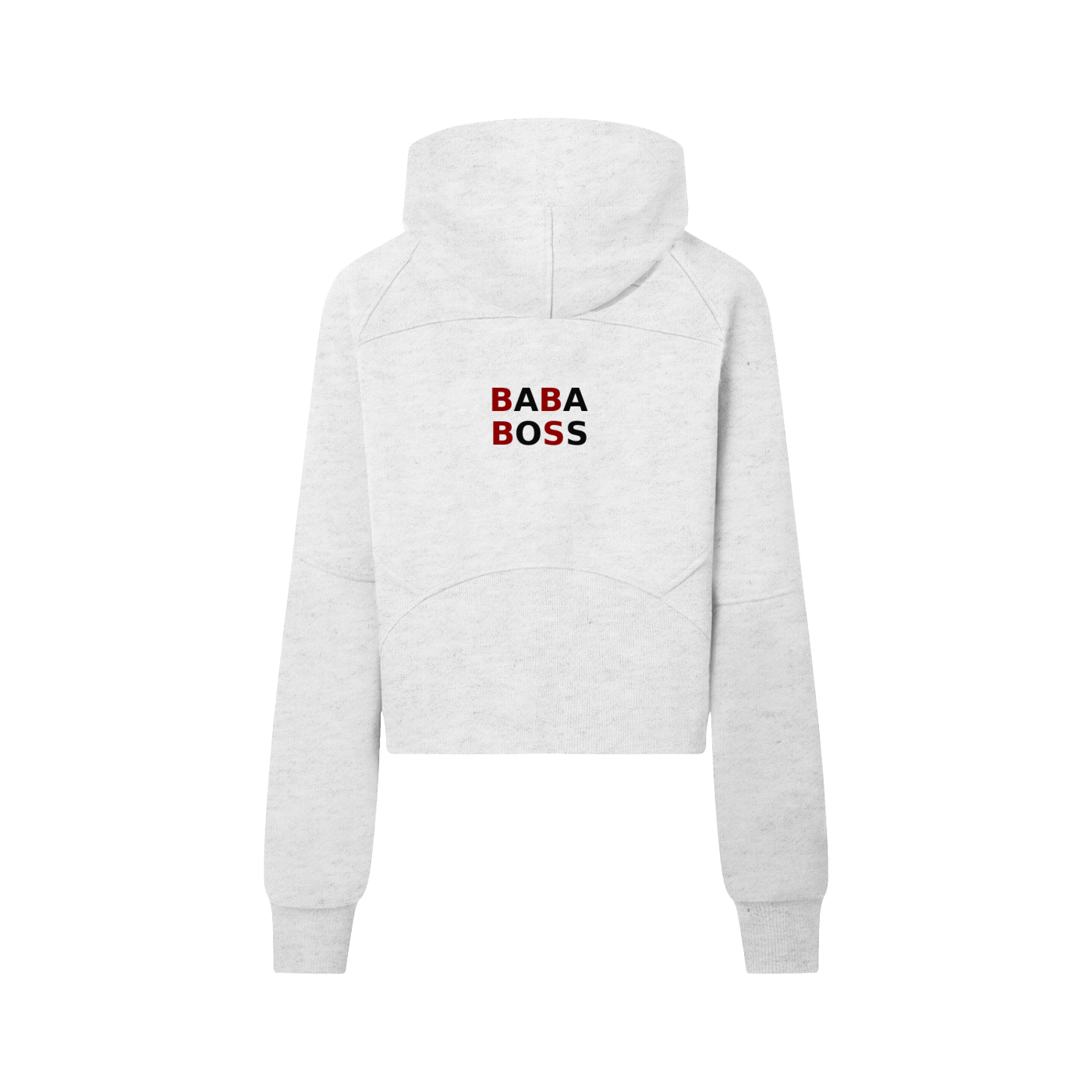 Cropped Half-Zip Hoodie